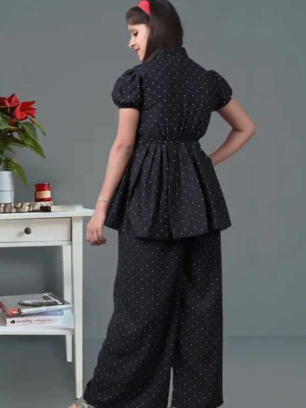Shirt & Plazzo Set For Girl Sleeve Length:
