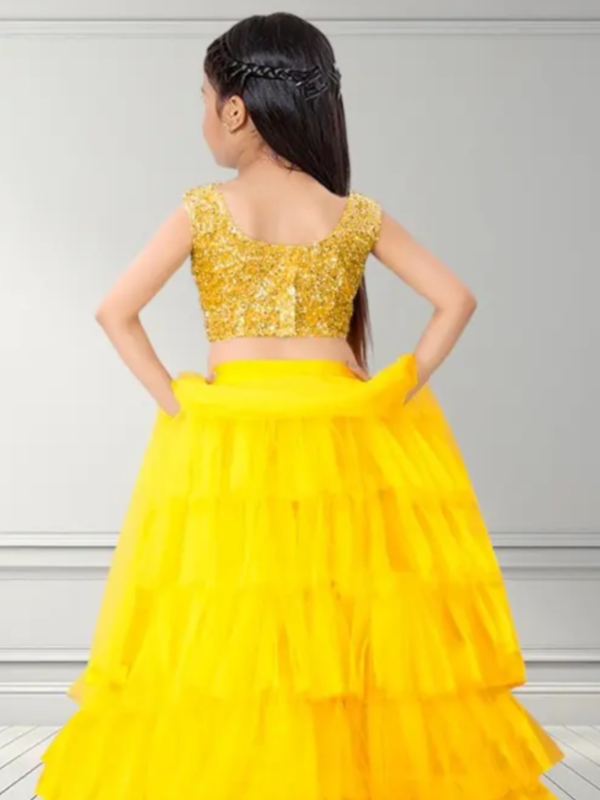 Princess Classy Kids Girls Semi Stitched