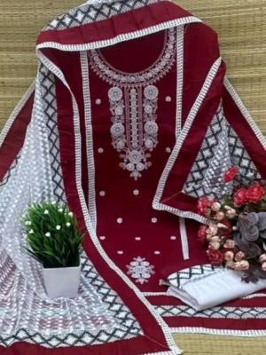 unstitched salwar suits for women Top