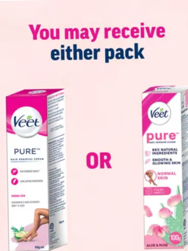 Pure Hair Removal Cream – For Women, With No Ammonia Smell, Normal Skin,