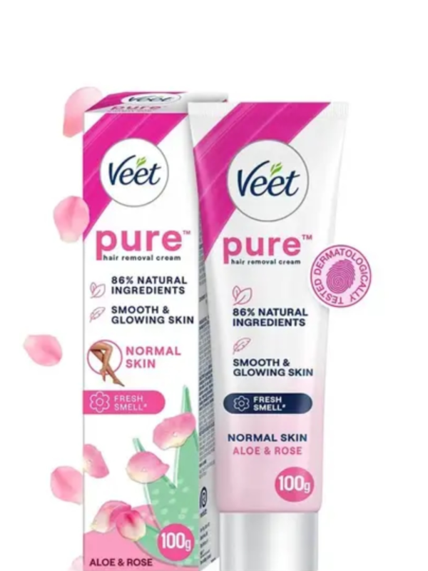 Pure Hair Removal Cream – For Women, With No Ammonia Smell, Normal Skin,