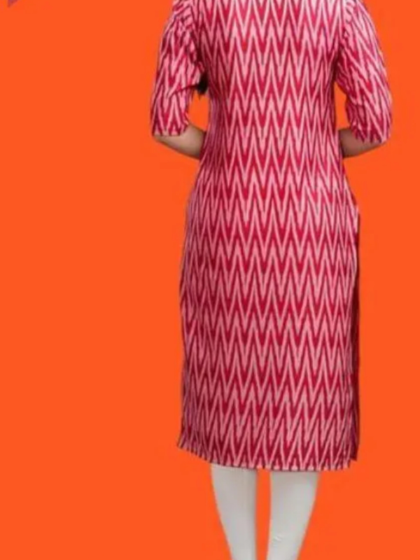 Casual American Crep Round Neck Short Sleeves Chevron Pattern Printted Baby Pink