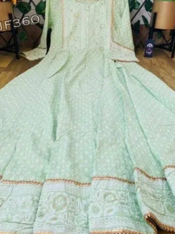 STYLISHDEISGNERANARKALKURTISFabric