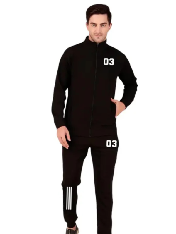 Men stylish casual running workout tracksuit set for men