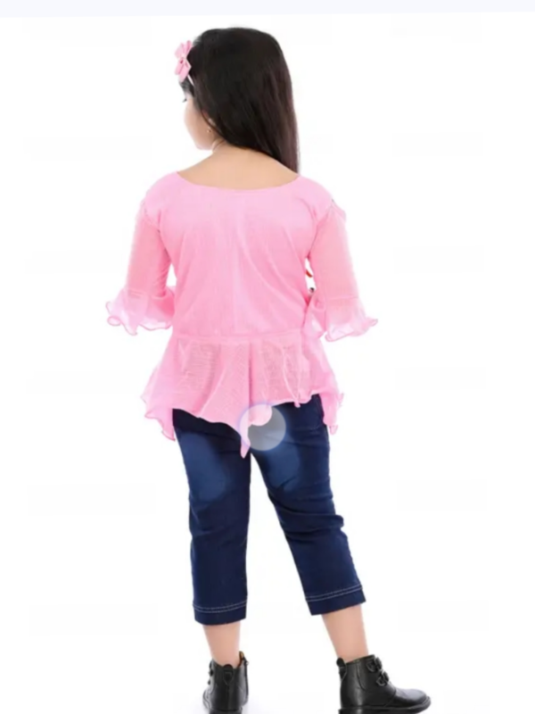 Flawsome Elegant Girls lawsome Elegant Girls Top & Bottom SetsT op Fabric: