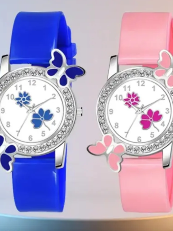 Girl Flower Design Rubber Casual