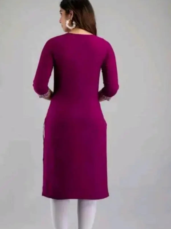 Women Kurtis Fabric: Rayon Sleeve Length: