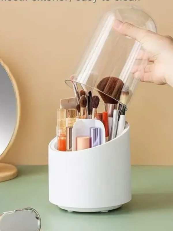 Makeup Brush Organizer with Lid,