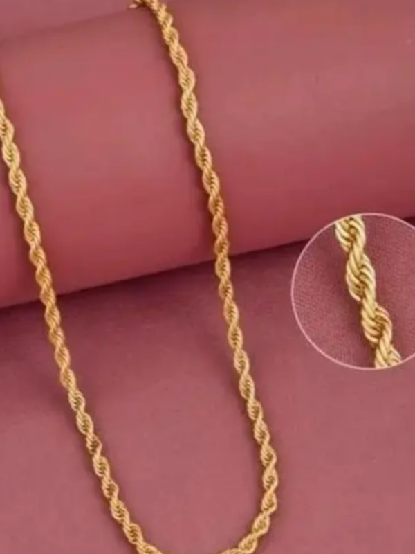 GOLD PLATED SHINY CHAIN FOR PARTy