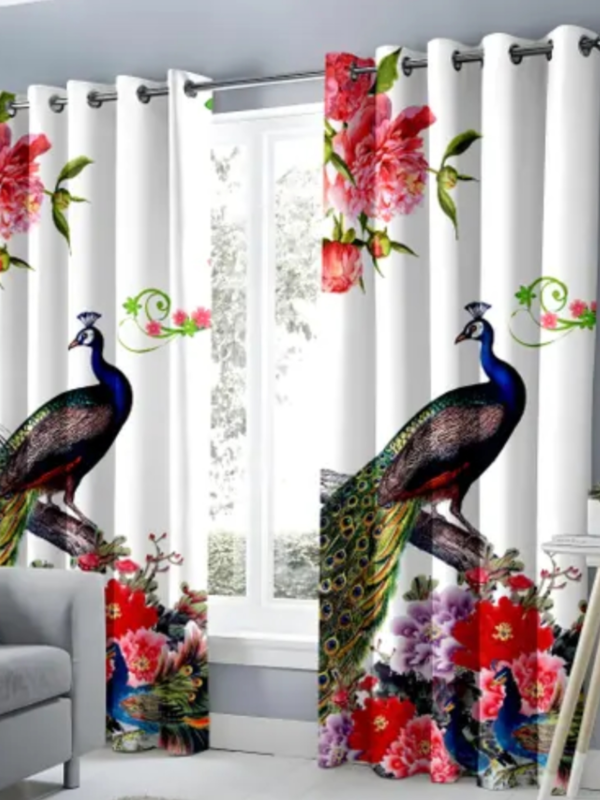 Catching Peacock & Flower