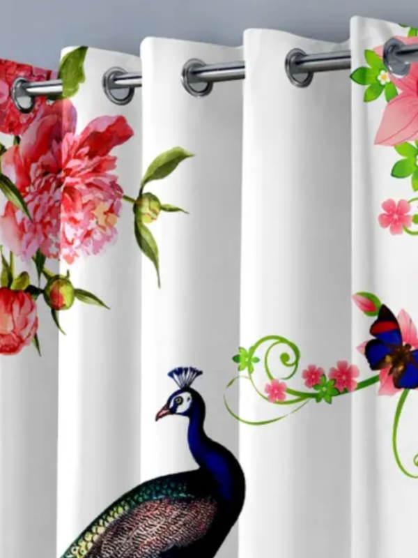 Catching Peacock & Flower
