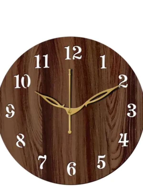 Wenge 25x25cm Wall Clock For Home