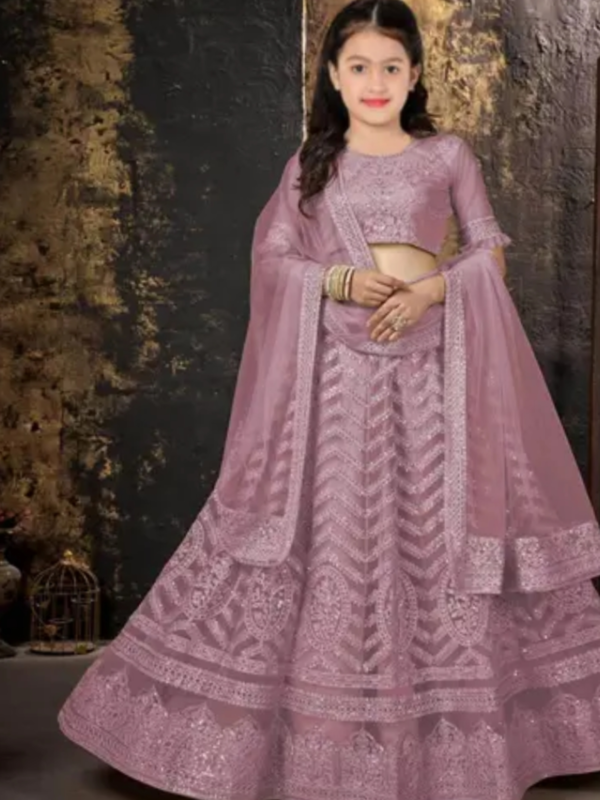 emi Stitched Kids Lehenga