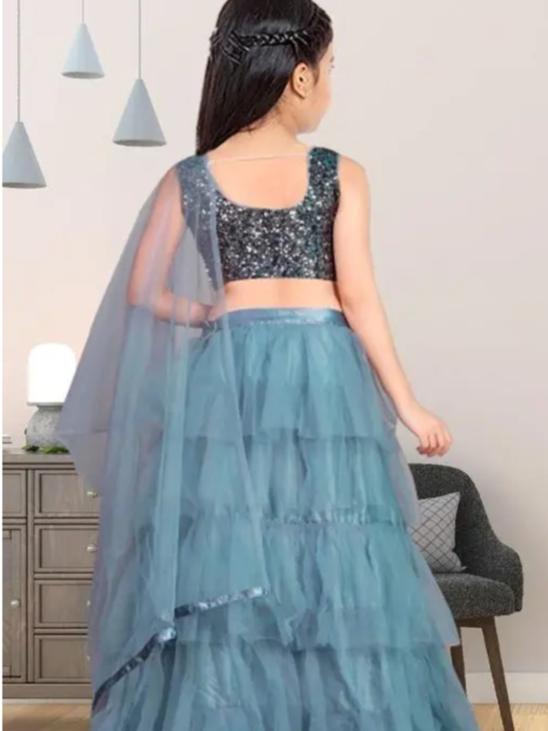 Princess Classy Kids Girls Semi Stitched