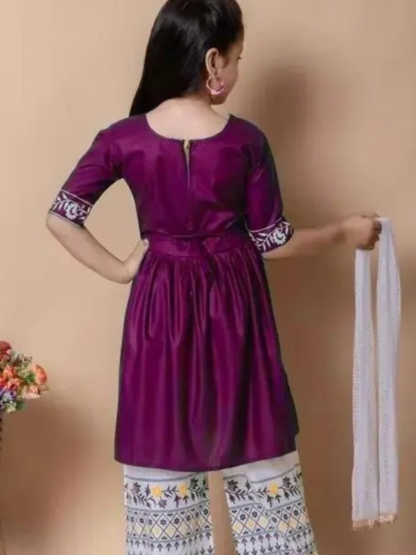 Kids Stylish Sarara Set With Dupptta Set