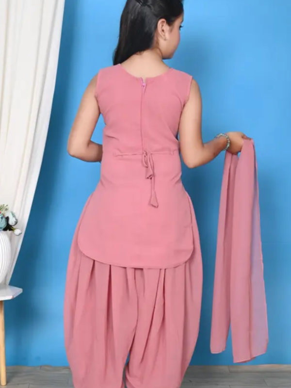 ST Girl georgette Dhoti kurta & Duppta