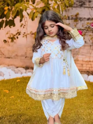 new trendy stylish top plazo dupatta set,