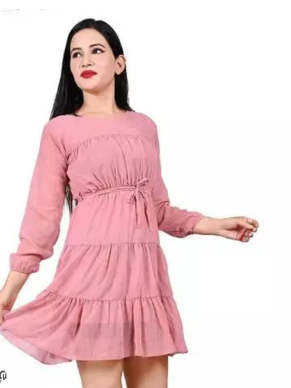 Real Georgette Comfort Dori Belt Peach