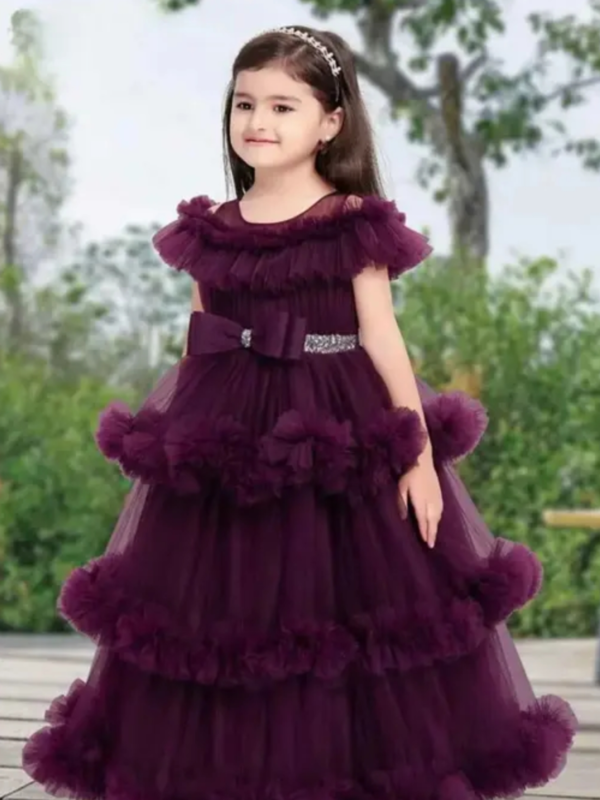 Cute Girls Frocks & DressesFabric: