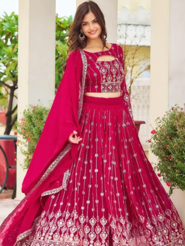 Women’s Georgette SequinsEmbroidered