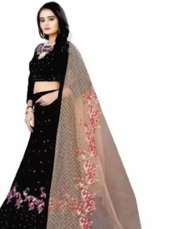 New Fncy Viscos VelvetLehengaTopwear