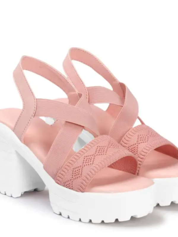 Women’s Open Toe Block Heel High Heel