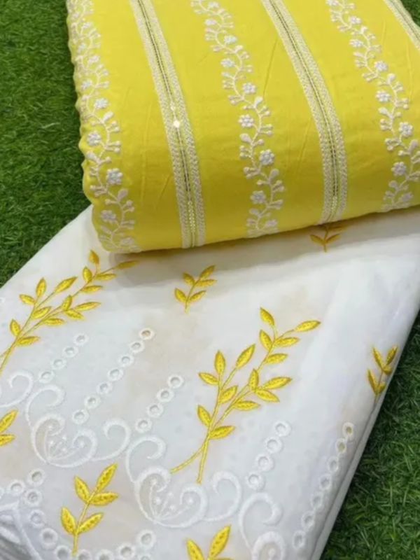 lime yellow cottan dress materialTop