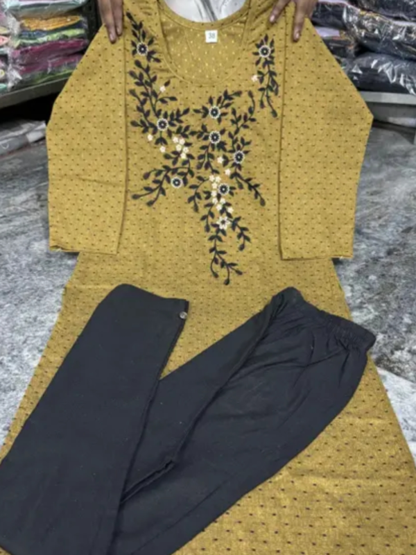 Laiba collection kurti set Kurta Fabric: