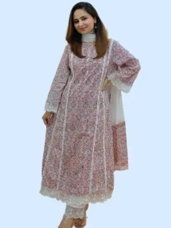 cotton reyon printed kurta setKurta