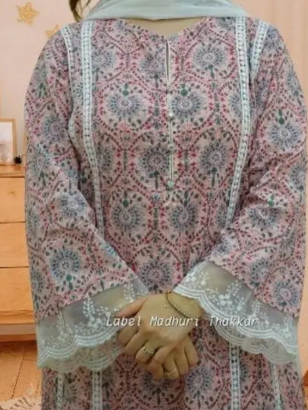 cotton reyon printed kurta setKurta