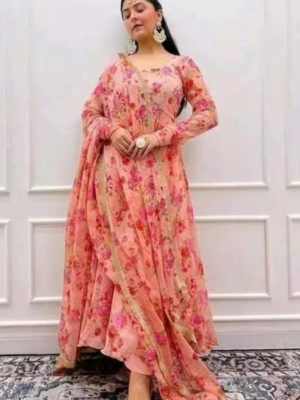 AakarshaDrishyaKurtisFabric:Georgette