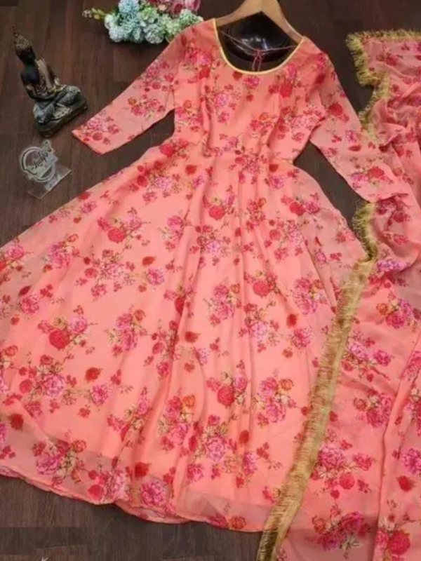 AakarshaDrishyaKurtisFabric:Georgette