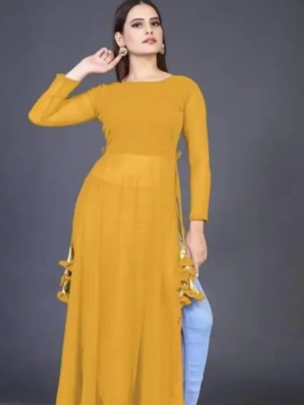 Nyra Cut kurti , Georgette kutti , kurti for