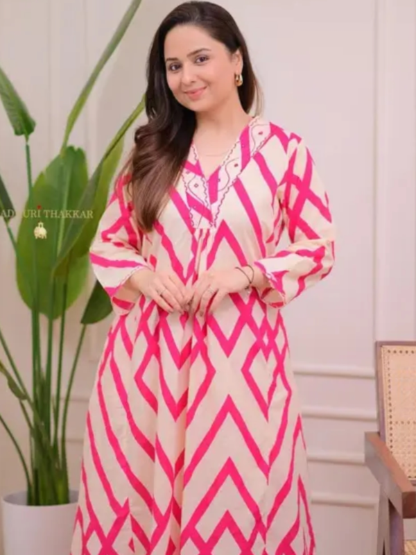 woman kurta plazo set Kurta Fabric: