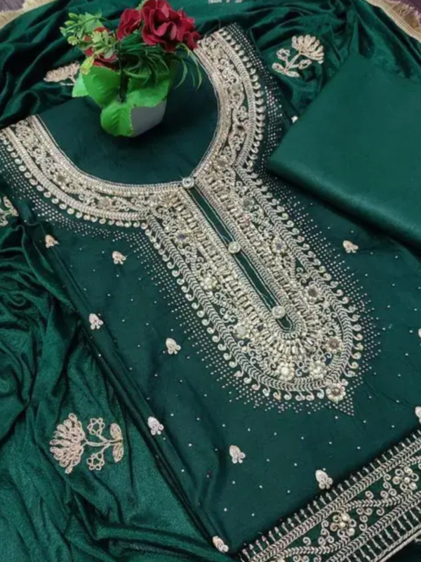Mahek Sehnaz Women’s Green Pure