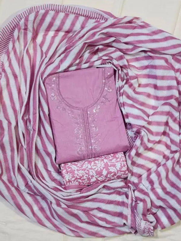 pinkish stylish fancy pure cotton with