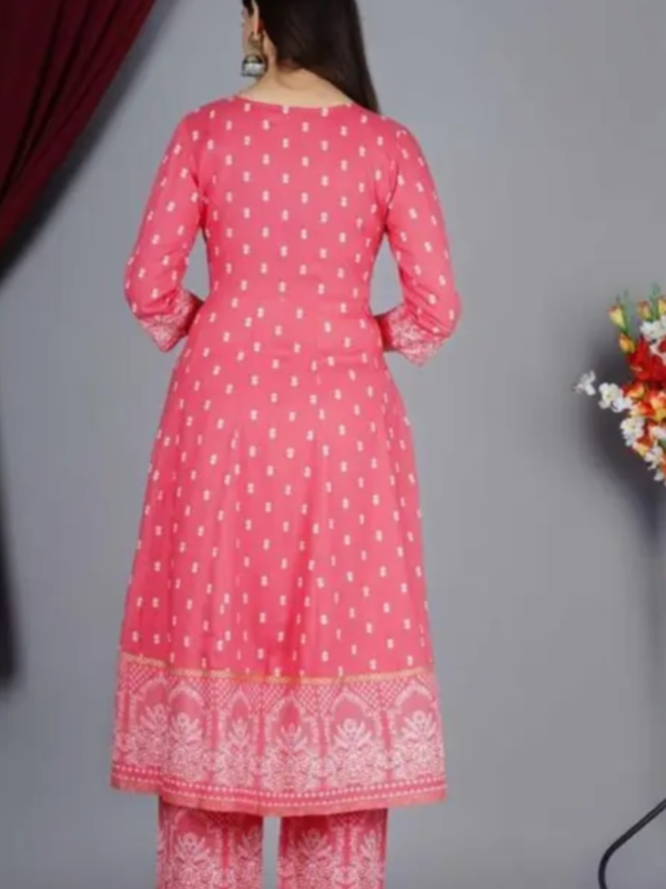 Women’s Rayon Printed Anarkali Kurti with