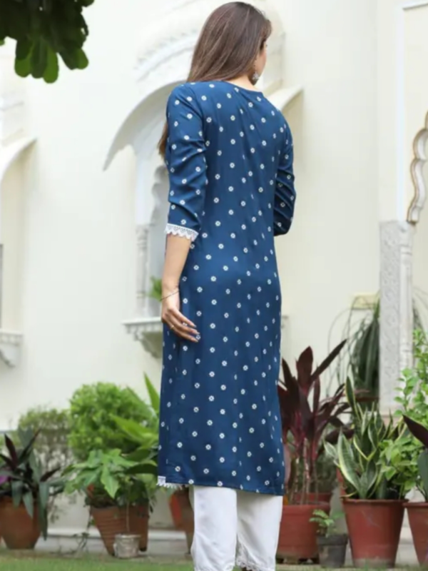 RAYON NECK EMROIDERY 3 PC SUIT FOR
