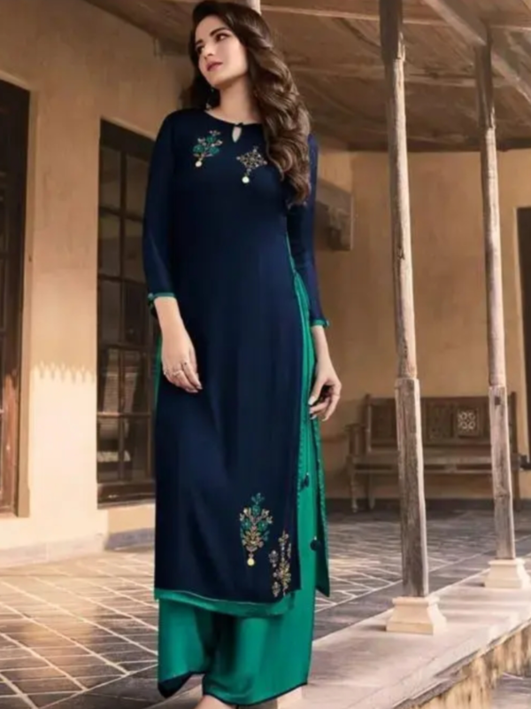 womens viscose Rayon kurta set, kurta with