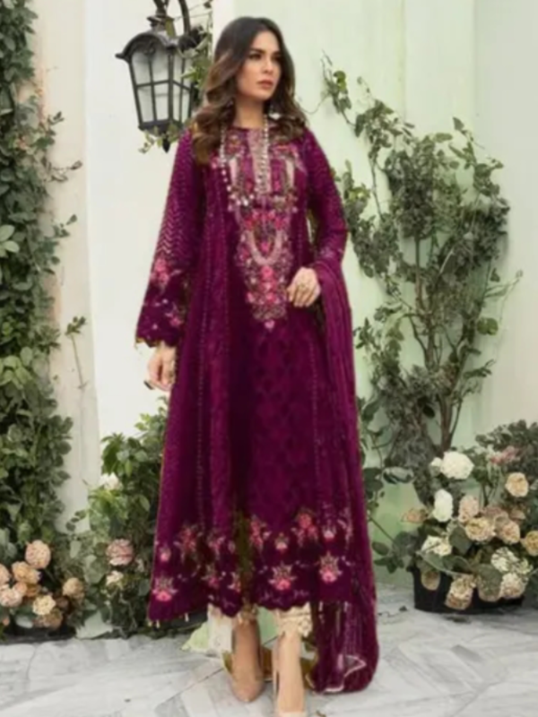 Designer Party Wear Fox Georgette