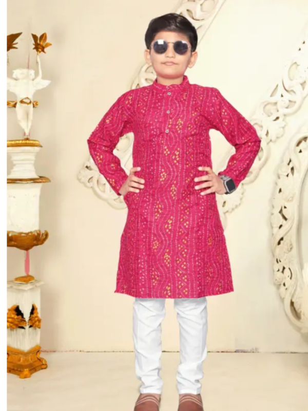 Boys Kurta SetsTop Fabric: CottonBottom