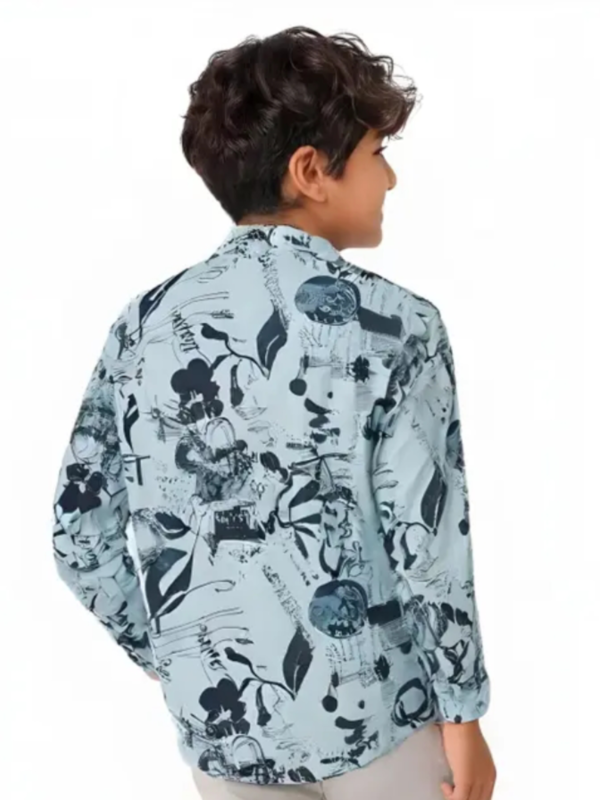 Printed CottonPartyWeaBoysShirtFabric: