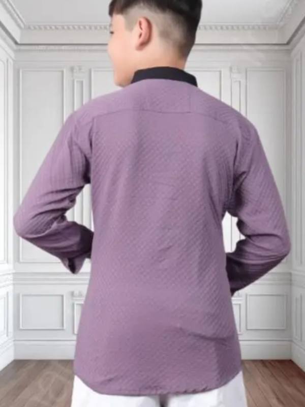 Casual Knit Shirt forBoysandKidsFabric:
