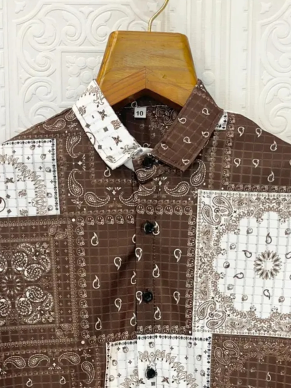 partywear Causal Shirt for BoysFabric: