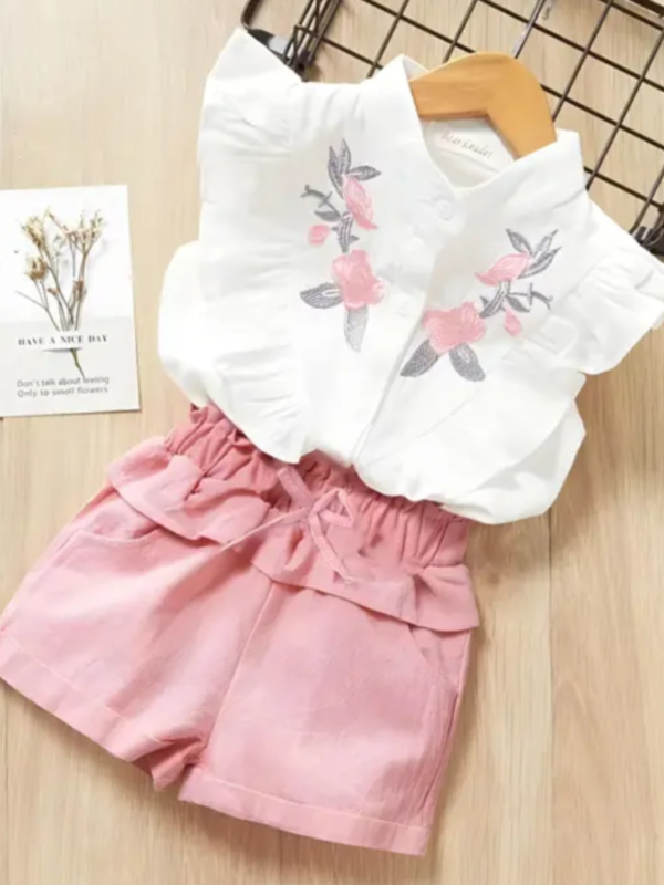 retty Trendy Girls Top & Bottom SetsTop