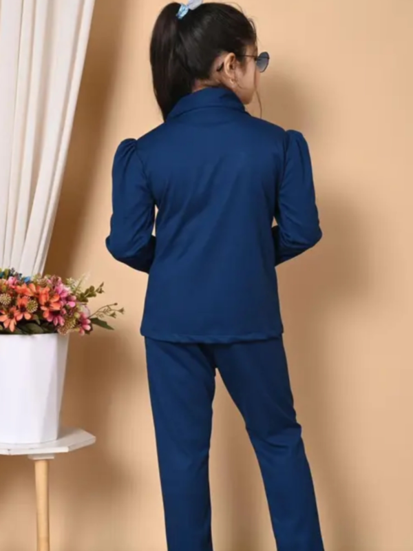 3pcs PartyWear JumpsuitTop Fabric: