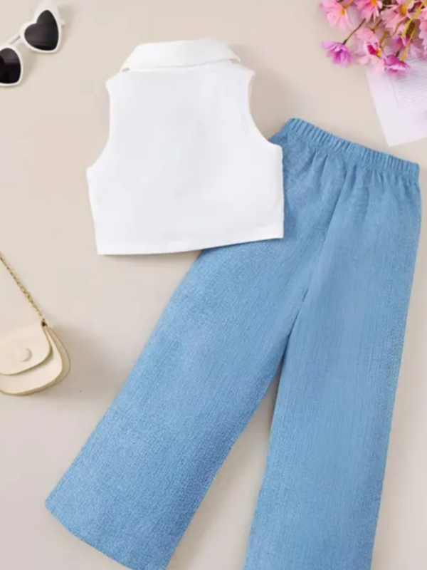 Agile Elegant Girls Top & BottomSetsTop