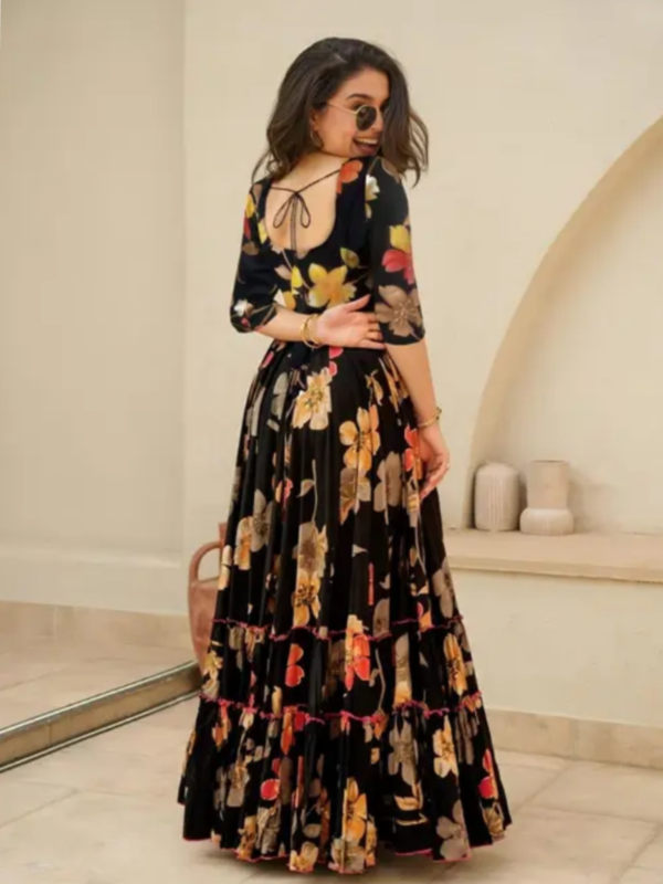 PRINTED ANARKALI GOWN FOR