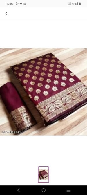 Trendy silk saree