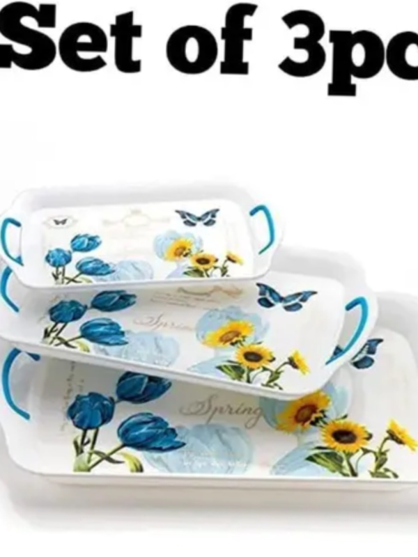 Serving Tray Set of 3 Pcs with